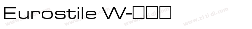 Eurostile W字体转换